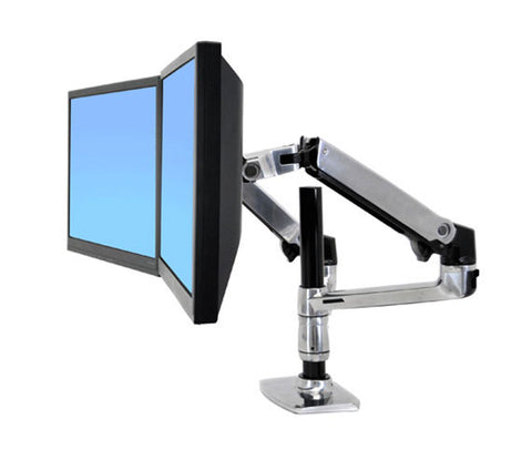 Ergonomic Dual Desk Mounted Monitor Arm (Code A54)