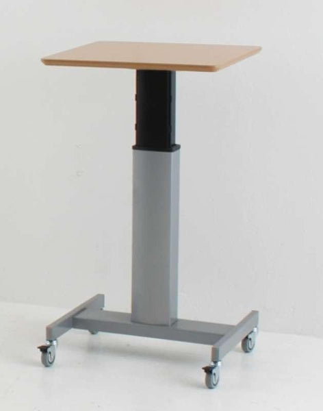 Adjustable height store desk small